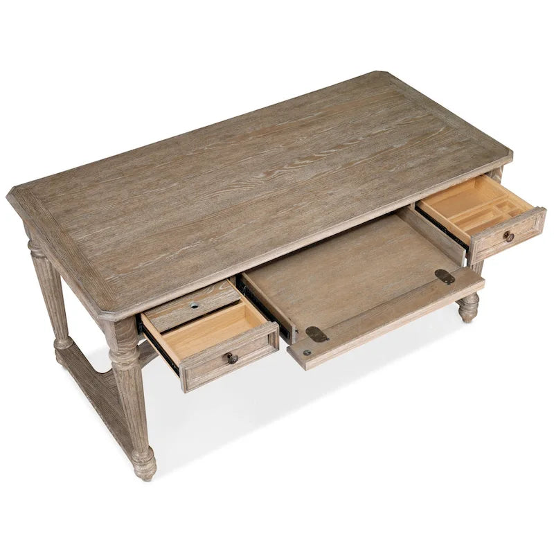 5981-10458 Commode 3 tiroirs plaqué chêne 60 cm Work Your Way