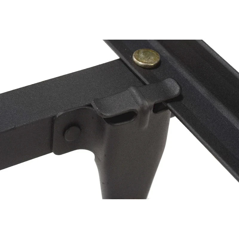 Cadre de lit double/double XL/grand en métal (pieds glissants)